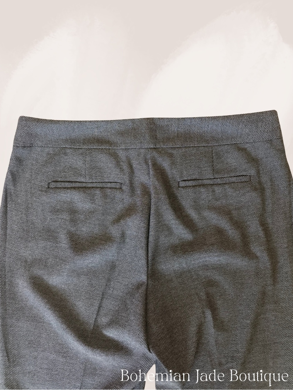 Ann Taylor Factory Petite Herringbone Trouser Pants Women’s 10P - Picture 6 of 6